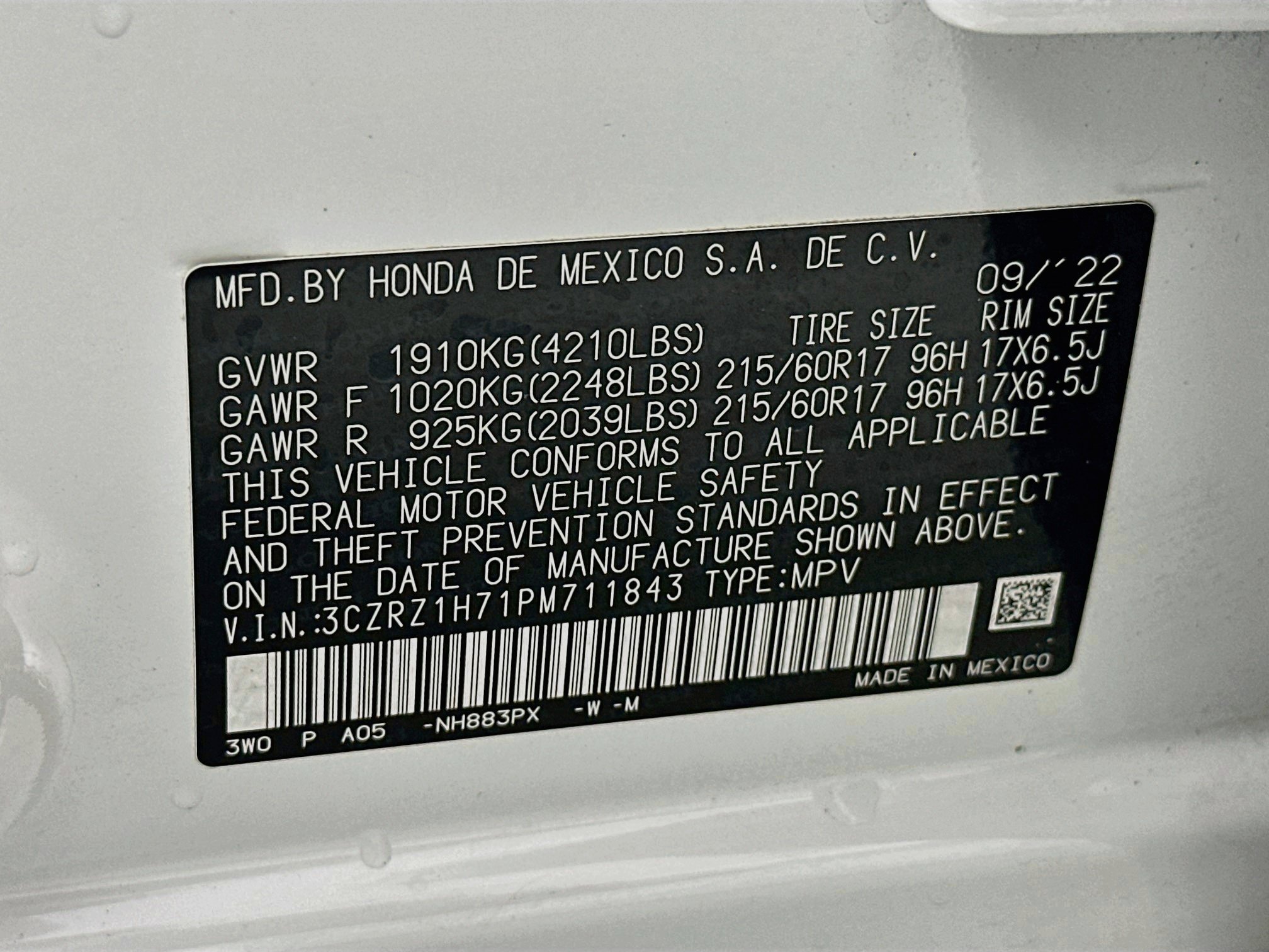 Used 2023 Honda HR-V EX-L image 31