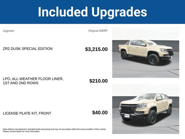 Used 2021 Chevrolet Colorado ZR2 w/ ZR2 Dusk Special Edition AWD/4WD image 5