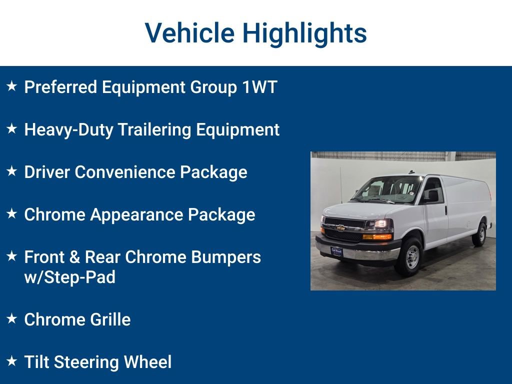 New 2025 Chevrolet Express 3500 Extended w/ Driver Convenience Package image 3
