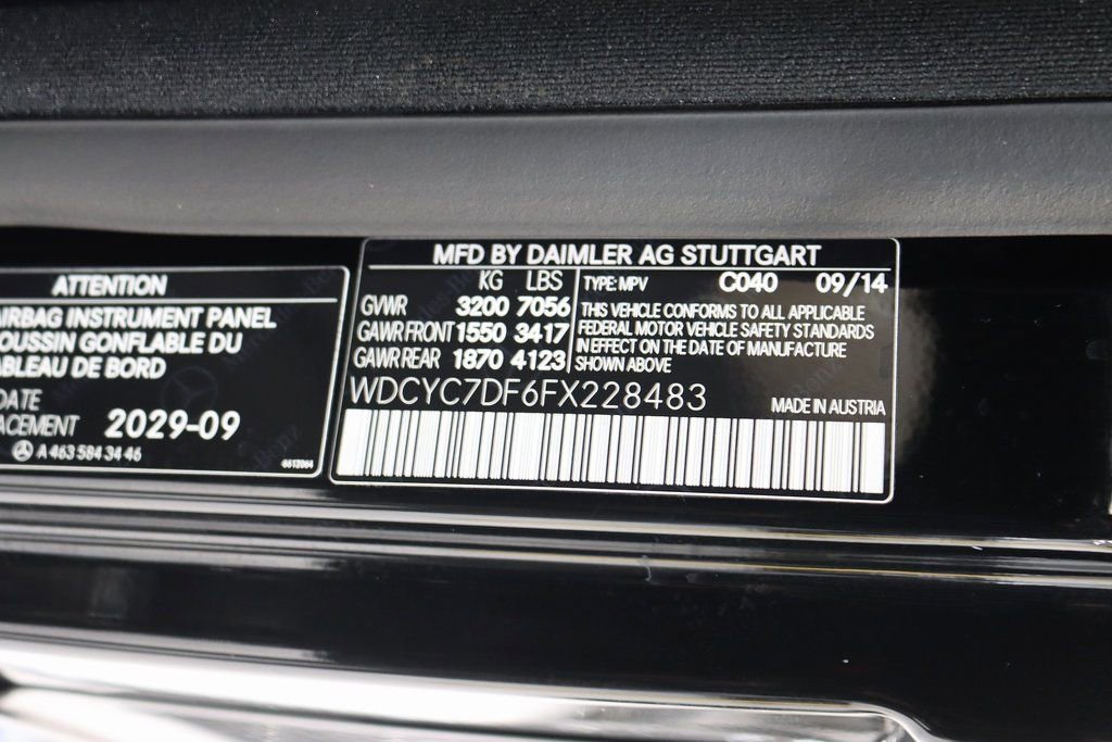 Used 2015 Mercedes-Benz G 63 AMG 4MATIC image 40
