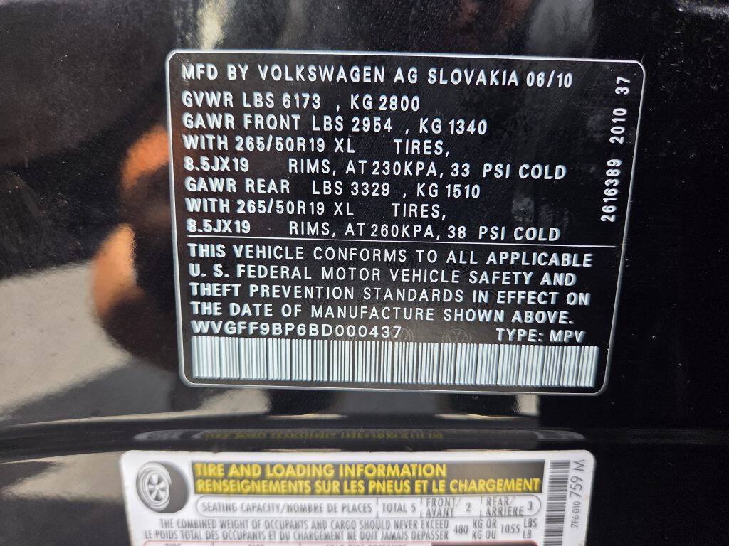 Used 2011 Volkswagen Touareg VR6 AWD/4WD image 15