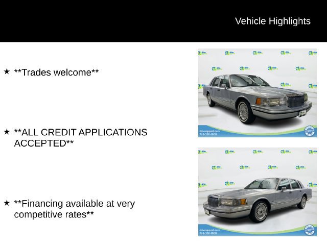 Used 1994 Lincoln Town Car Signature RWD image 12