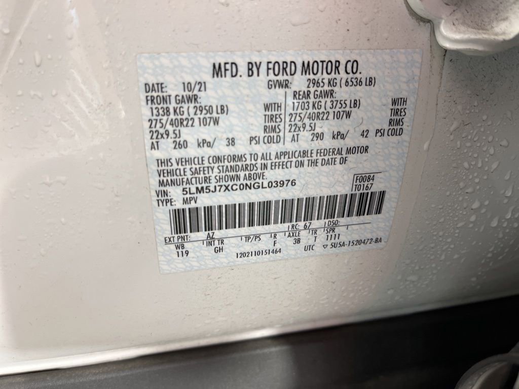 Used 2022 Lincoln Aviator Reserve w/ Equipment Group 201A image 34