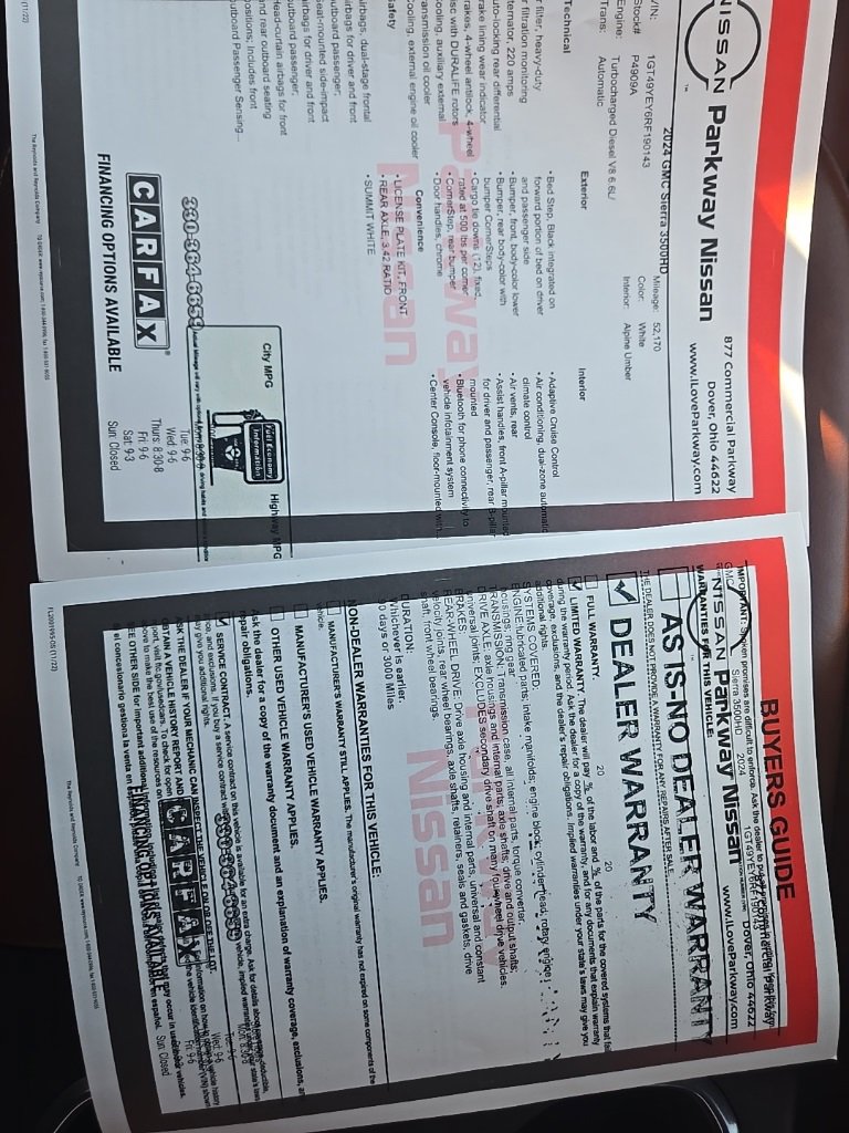 Used 2024 GMC Sierra 3500 Denali Ultimate image 60