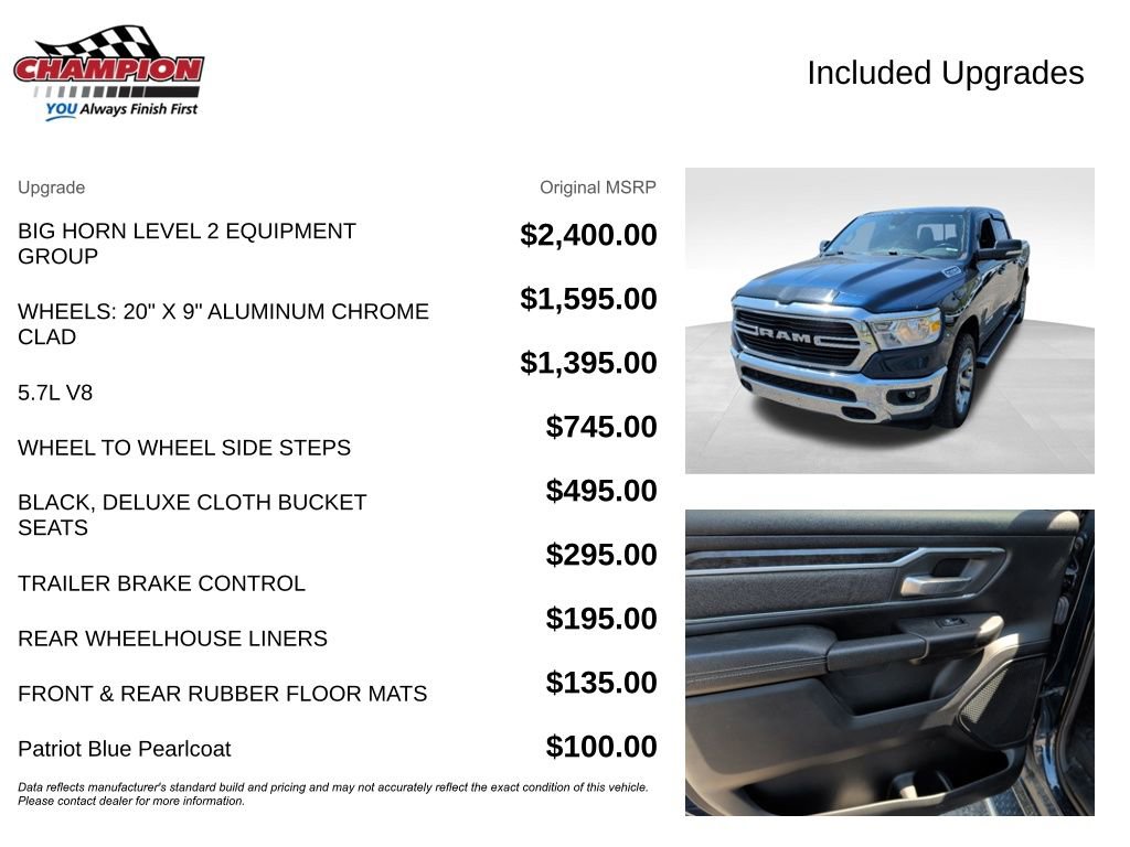 Used 2019 RAM 1500 Big Horn AWD/4WD image 7