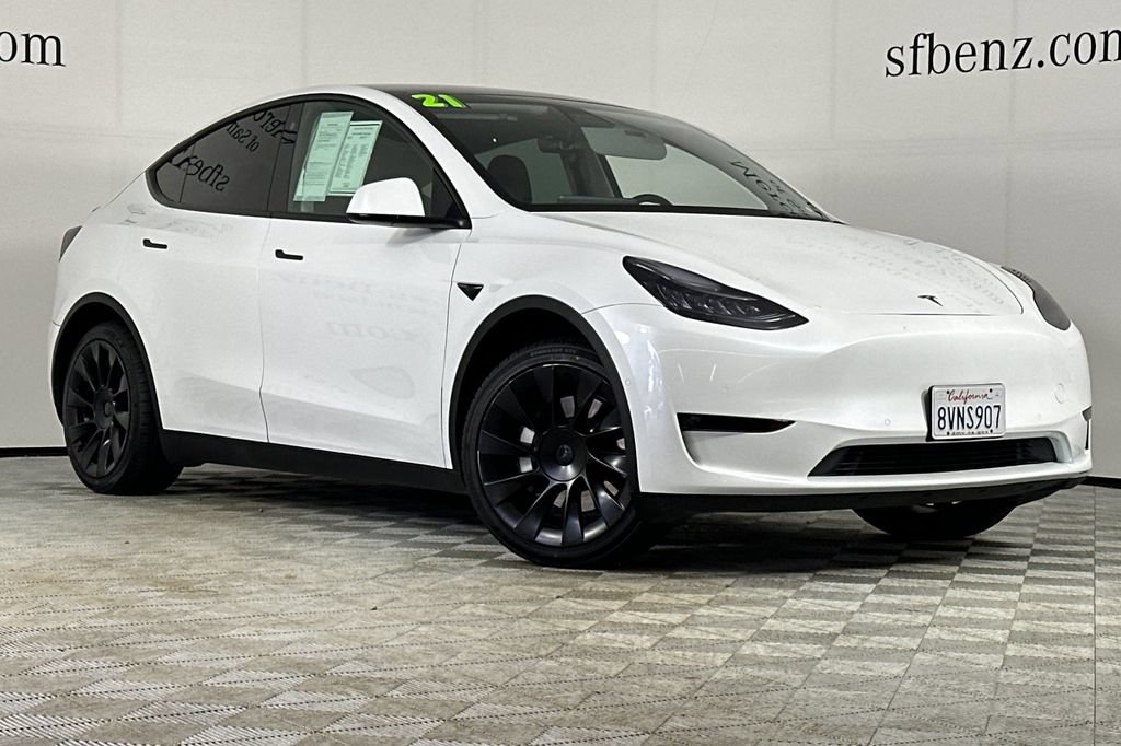 Used 2021 Tesla Model Y Long Range AWD/4WD image 2