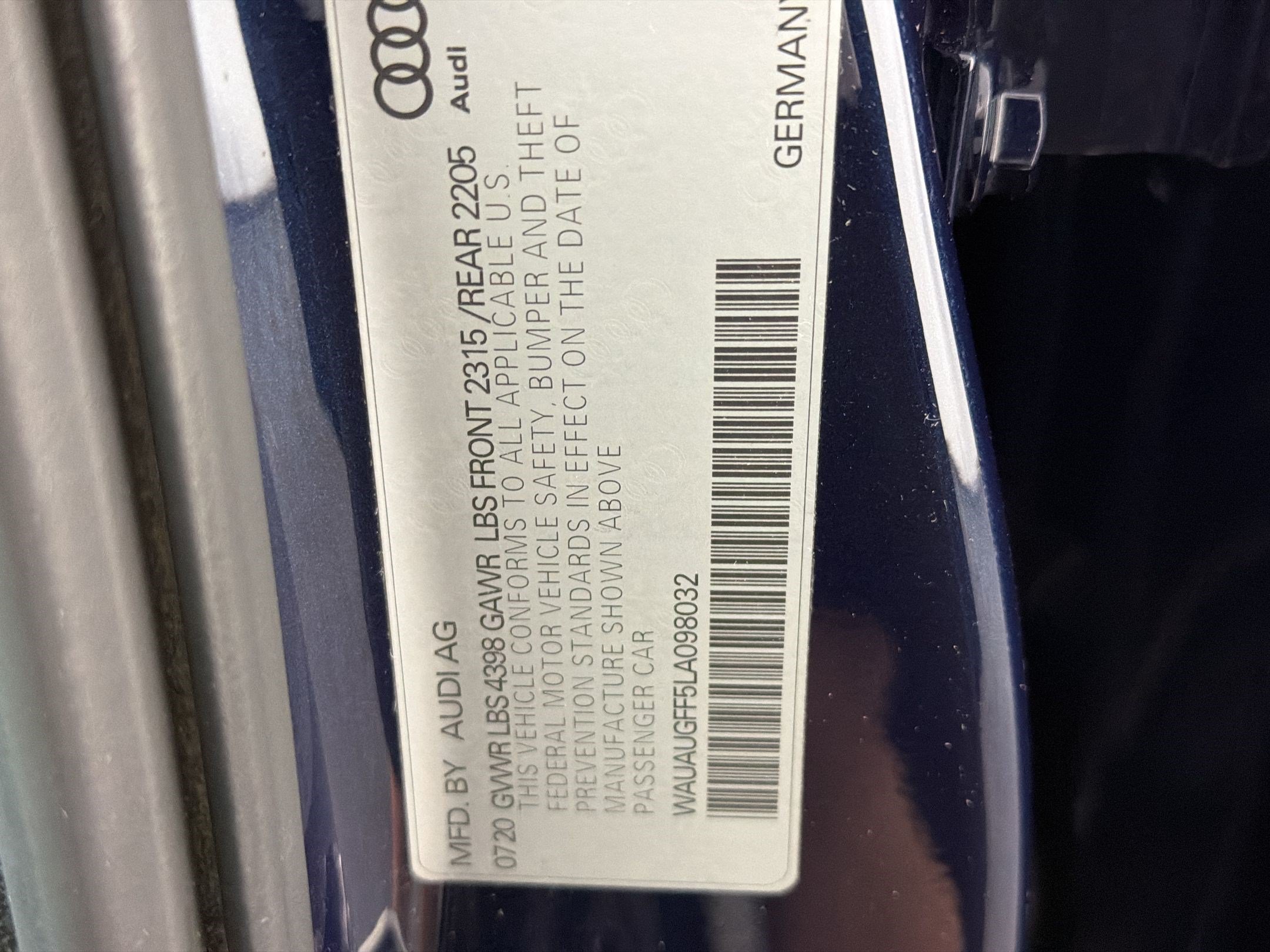 Used 2020 Audi A3 2.0T Premium w/ Final Edition Package FWD image 25