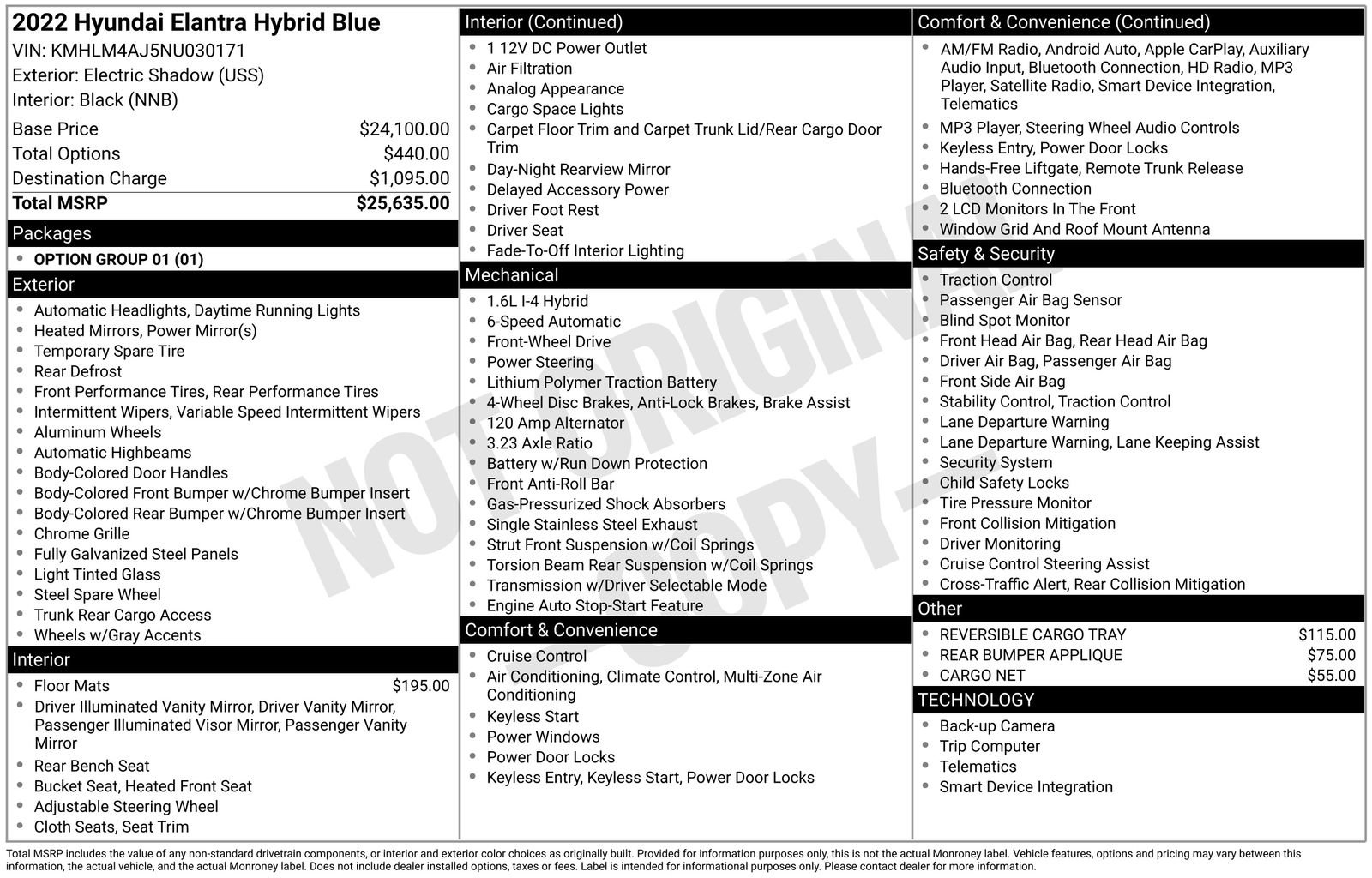Used 2022 Hyundai Elantra Blue image 34
