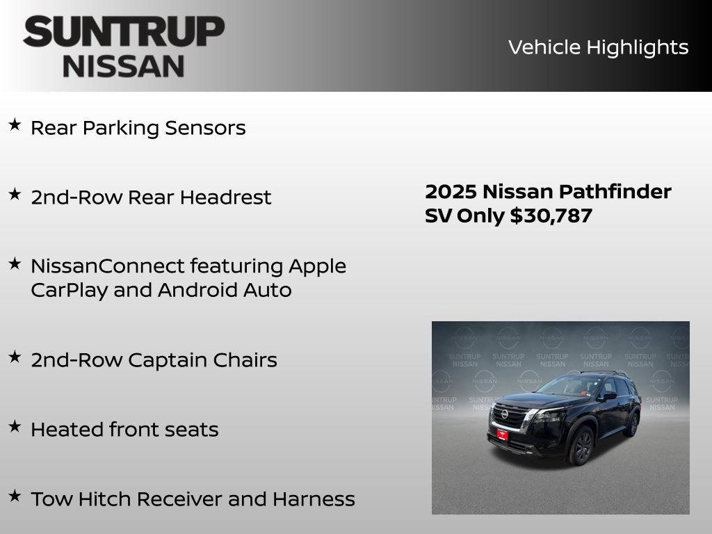 Certified 2025 Nissan Pathfinder SV w/ SV Premium Package FWD image 16