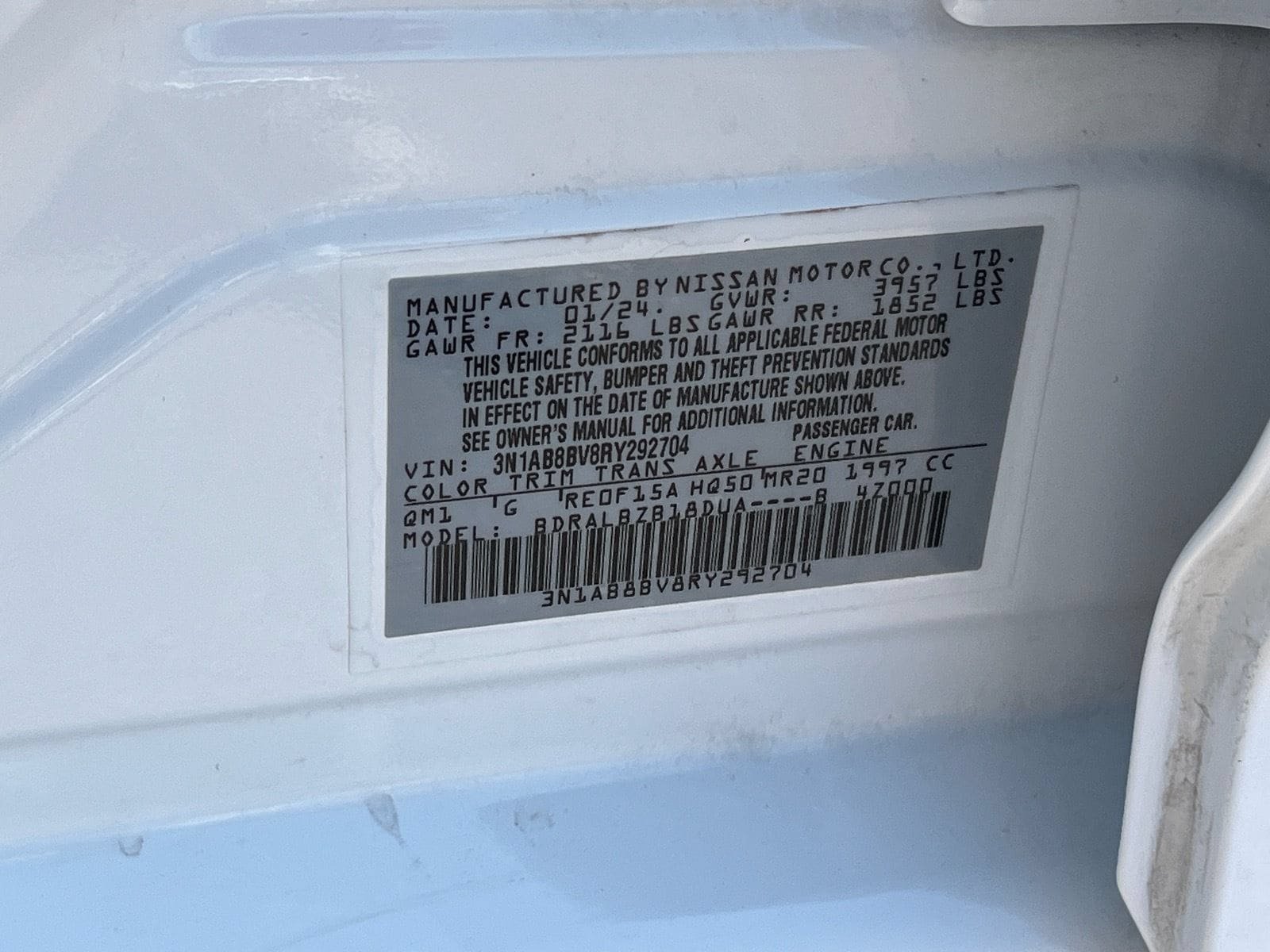 Used 2024 Nissan Sentra S FWD image 29