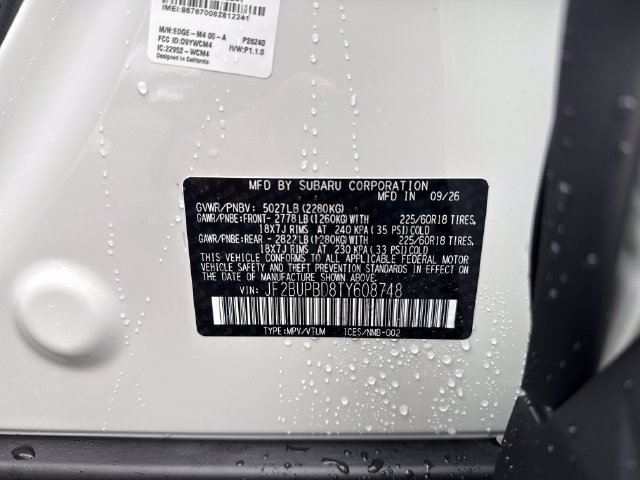 New 2026 Subaru Outback Premium AWD/4WD image 19