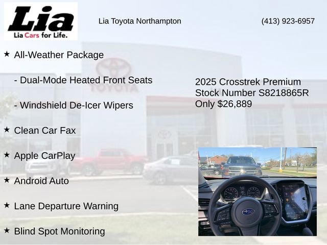 Used 2025 Subaru Crosstrek 2.0i Premium AWD/4WD image 14