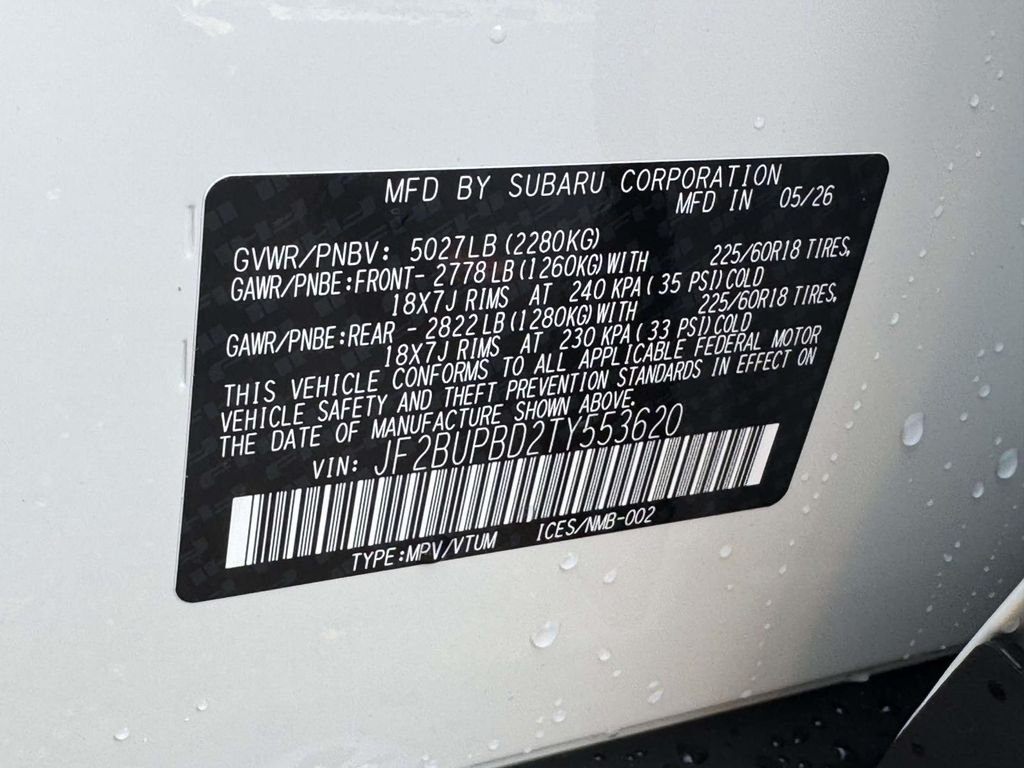 New 2026 Subaru Outback Premium AWD/4WD image 25