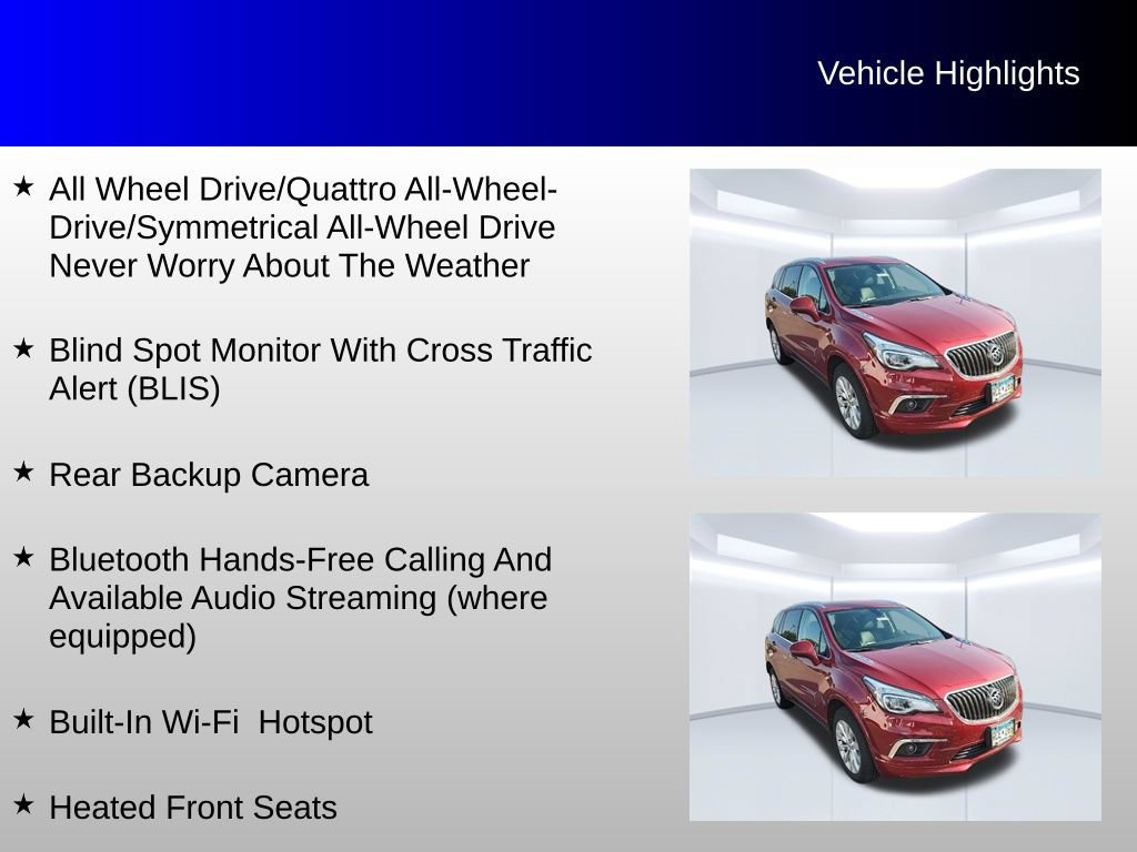 Used 2017 Buick Envision Essence AWD/4WD image 4