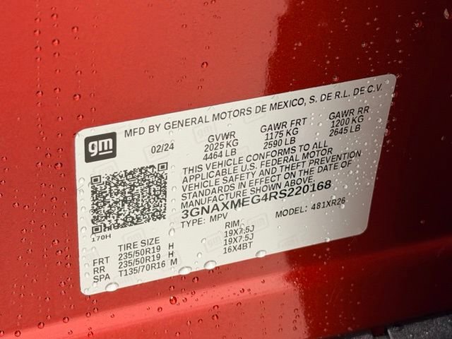 Certified 2024 Chevrolet Equinox RS FWD image 24