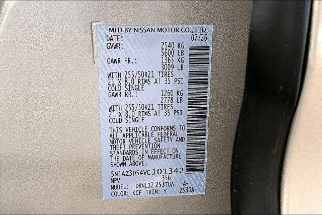 New 2027 Nissan Murano Platinum w/ Cargo Package AWD/4WD image 8