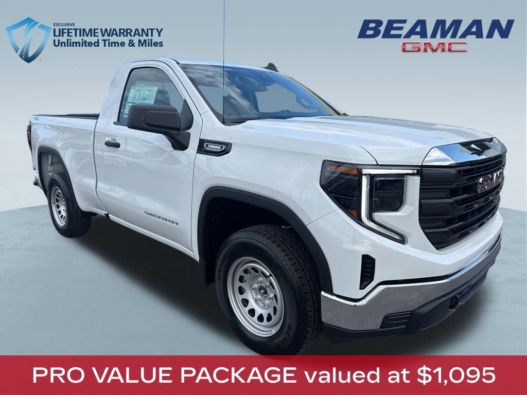 New 2025 GMC Sierra 1500 Pro w/ Pro Value Package