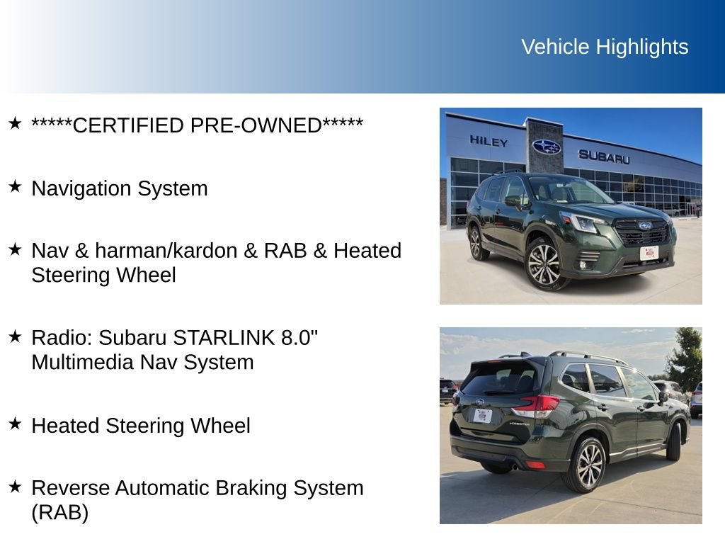 Certified 2024 Subaru Forester Limited AWD/4WD image 5