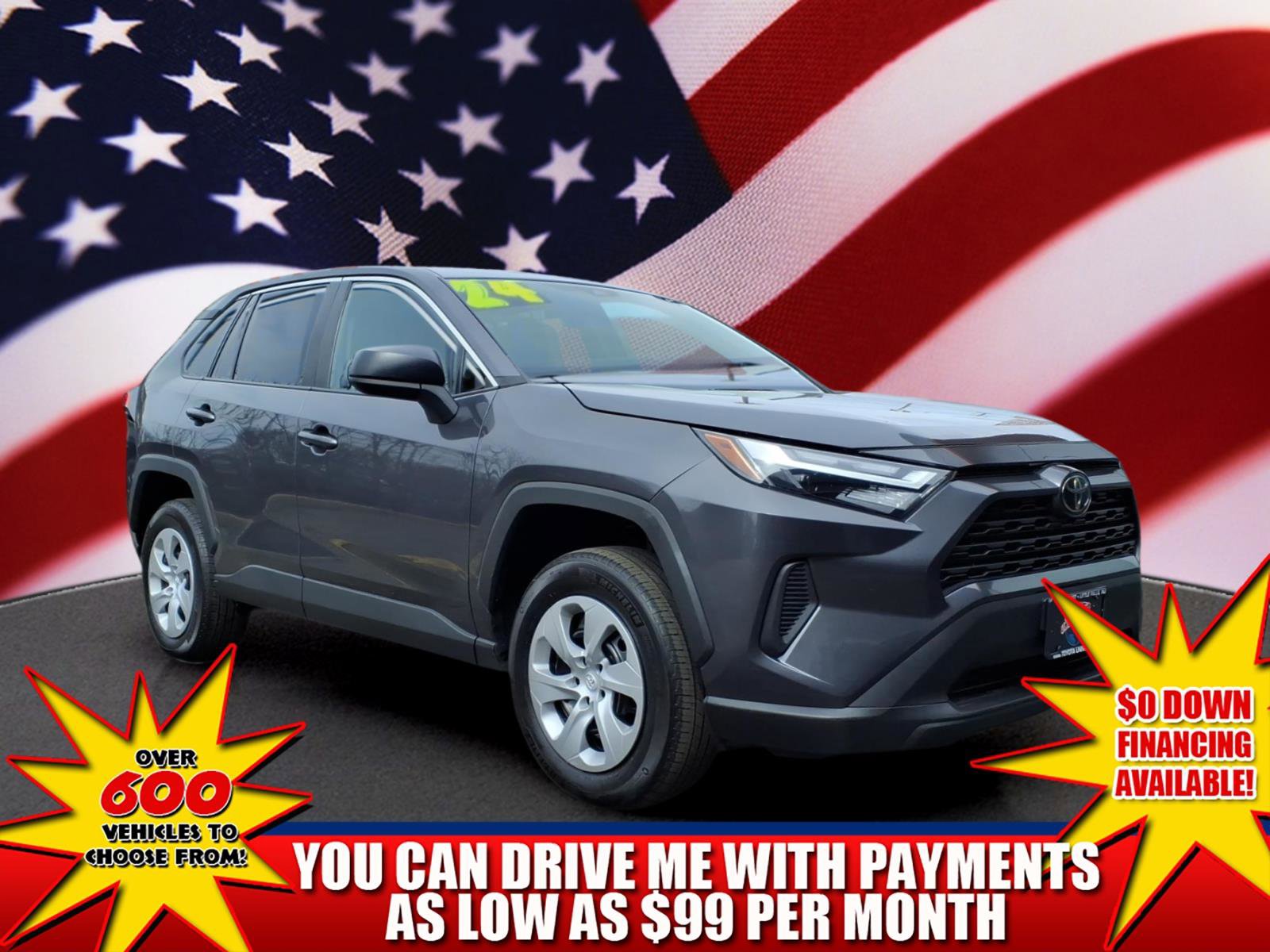 Certified 2024 Toyota RAV4 LE AWD/4WD image 1
