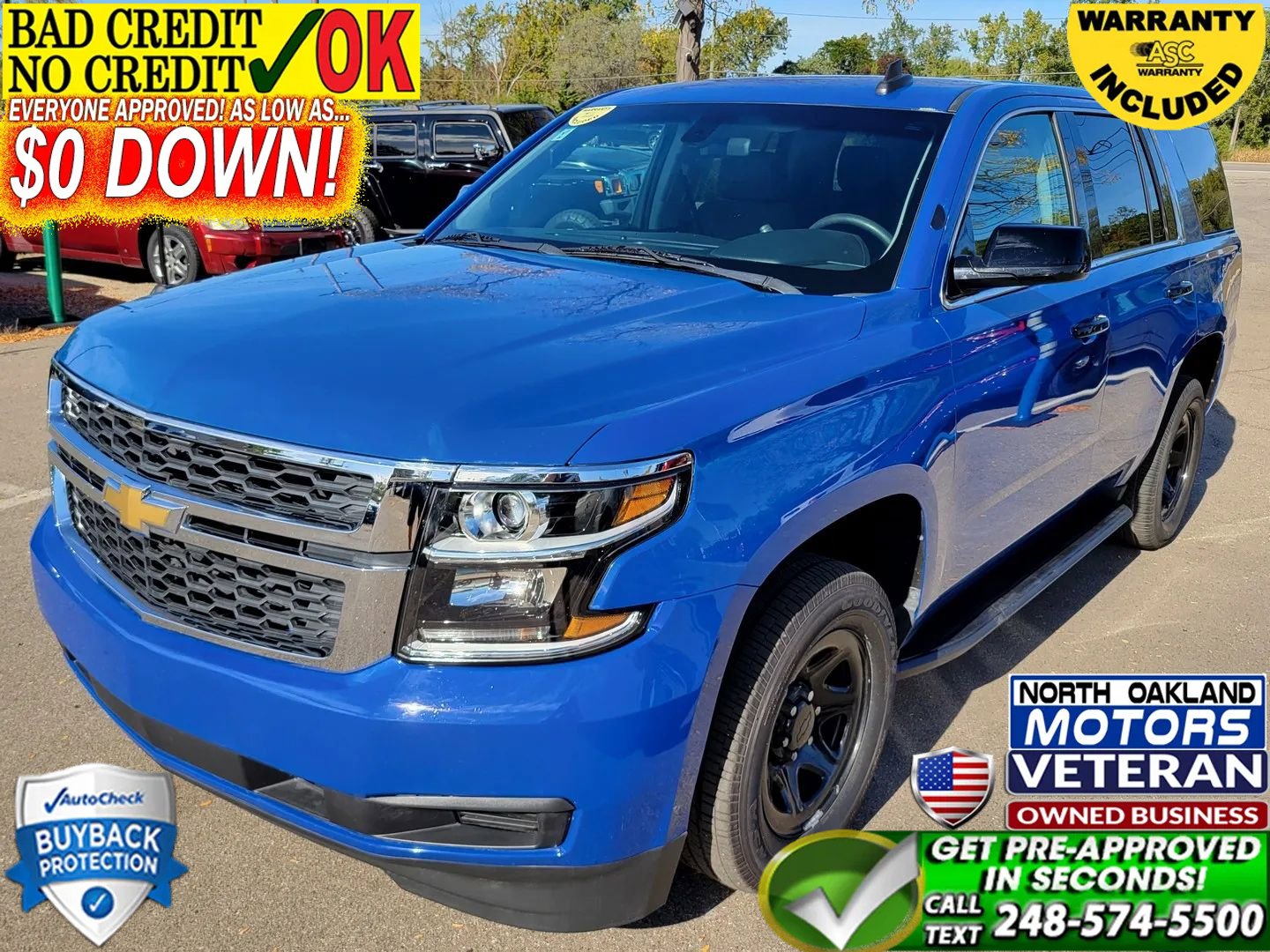 Used 2016 Chevrolet Tahoe 4WD w/ Remote Keyless Entry Package