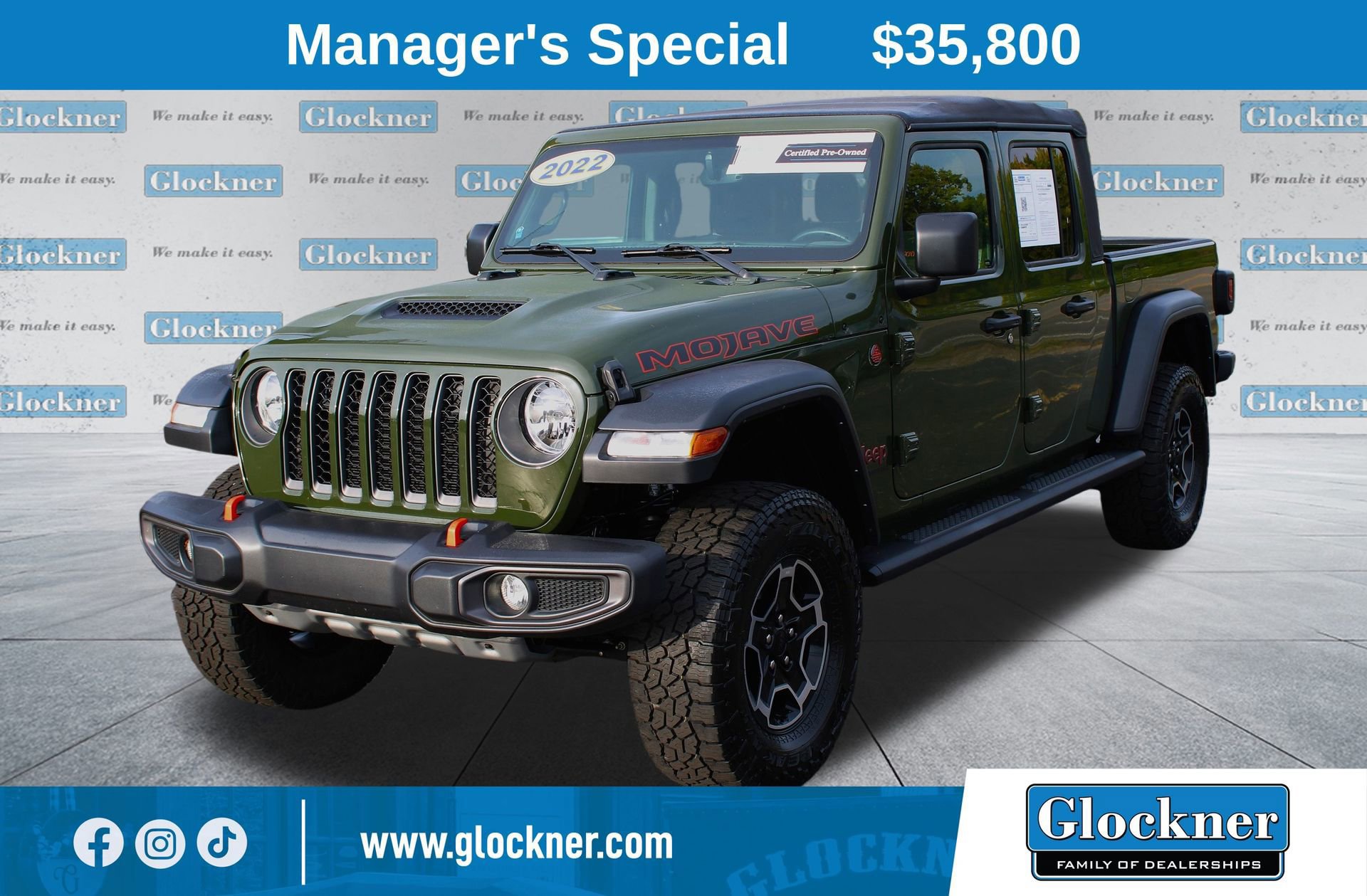 Used 2022 Jeep Gladiator Mojave