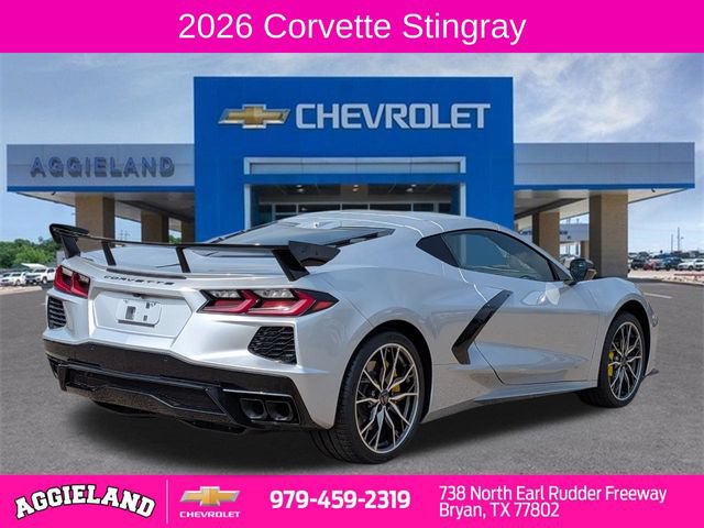 New 2026 Chevrolet Corvette Stingray Premium Cpe w/ Z51 Performance Package RWD image 4