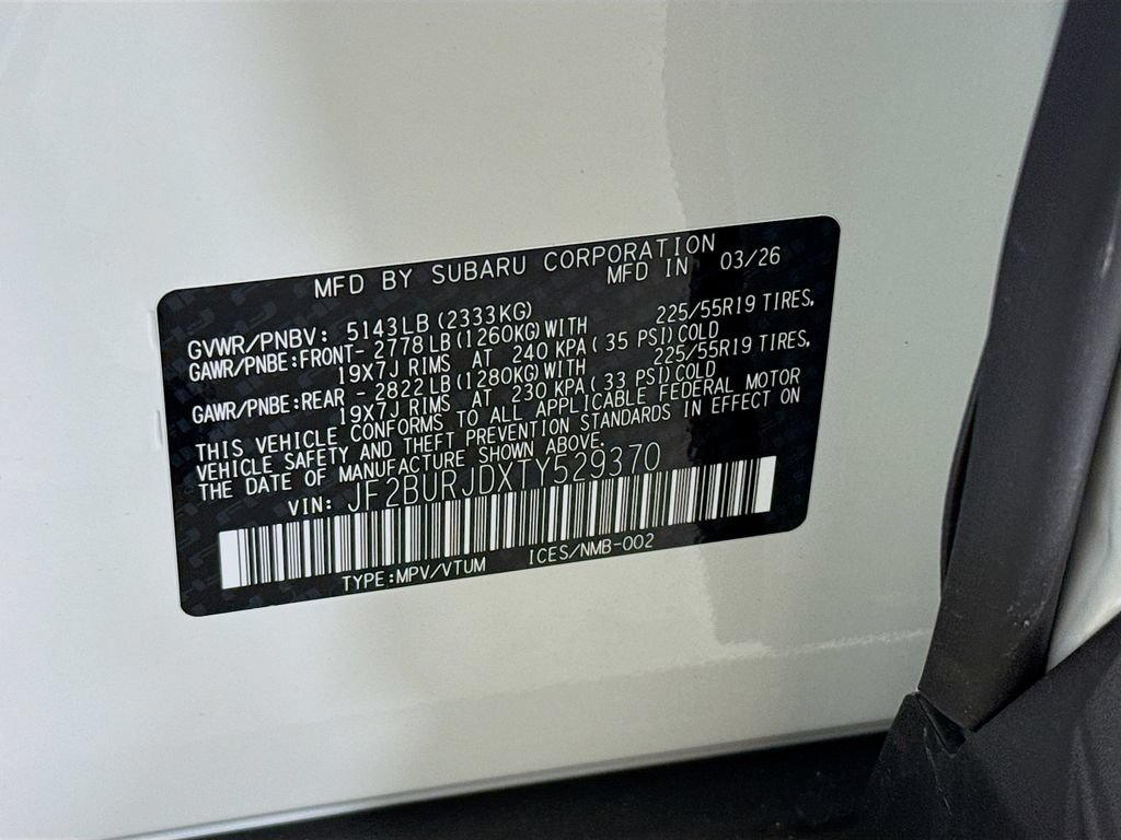 New 2026 Subaru Outback Touring XT AWD/4WD image 38
