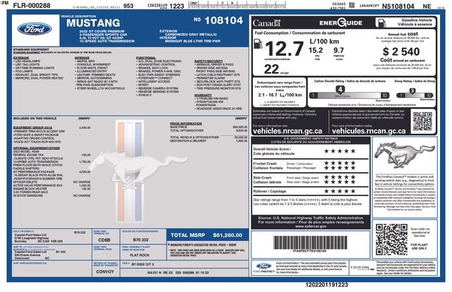 Used 2022 Ford Mustang GT Premium w/ GT Performance Package image 27