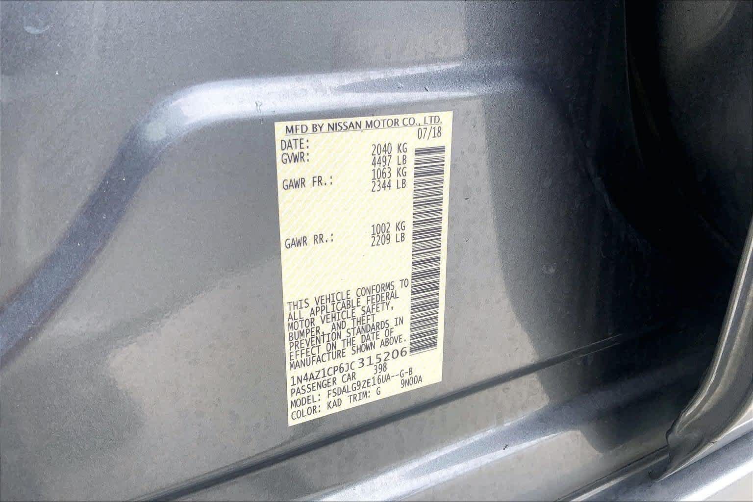 Used 2018 Nissan Leaf SL w/ SL Technology Package FWD image 20