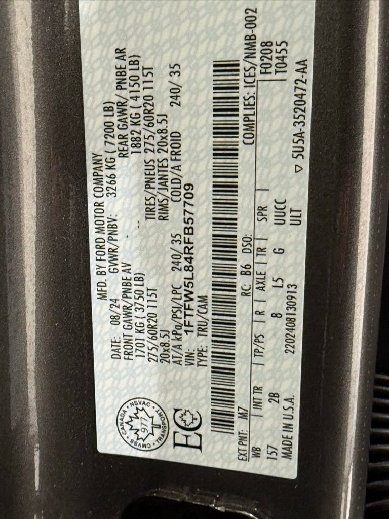 Used 2024 Ford F150 Lariat w/ Equipment Group 502A High AWD/4WD image 50