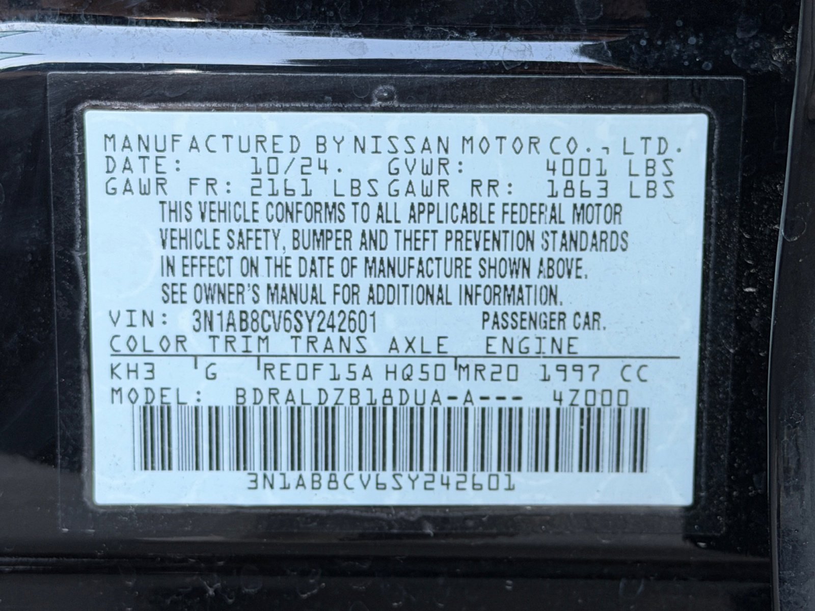 Used 2025 Nissan Sentra SV FWD image 23