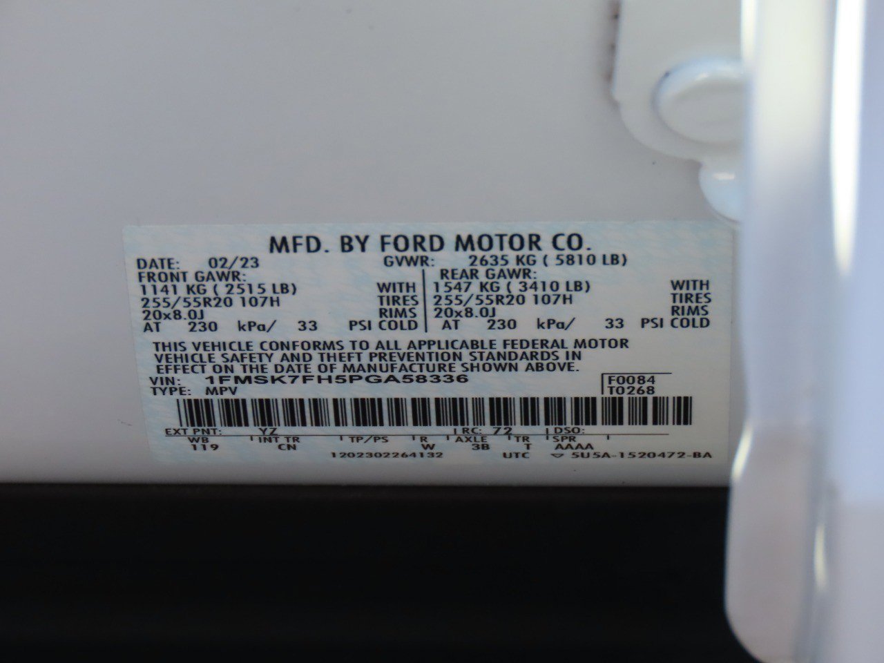 Certified 2023 Ford Explorer Limited w/ Equipment Group 301A image 35