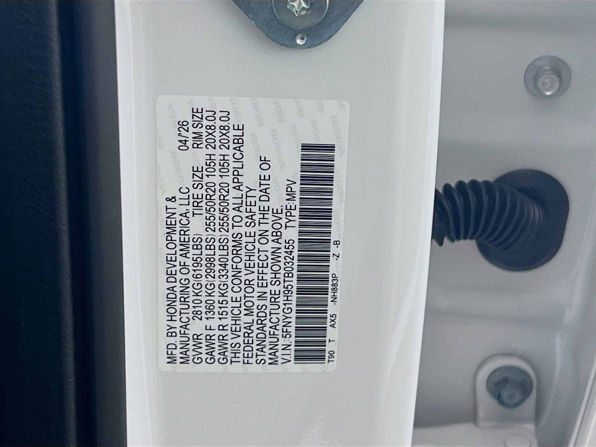 New 2026 Honda Pilot Black Edition image 25