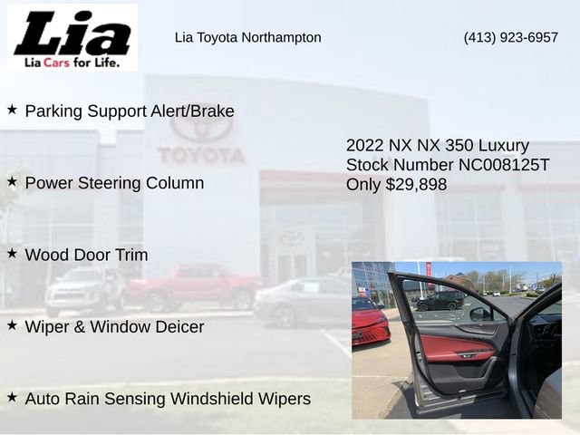 Used 2022 Lexus NX 350 AWD w/ Accessory Package 2 image 28