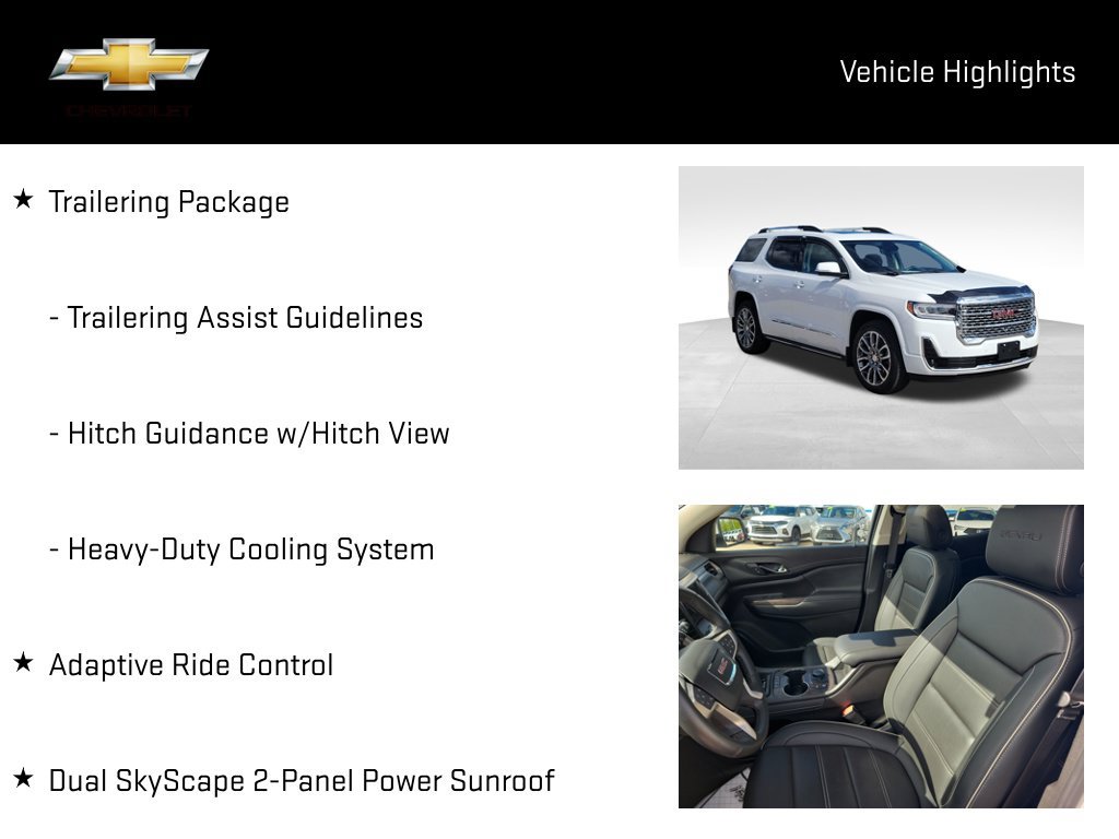 Used 2023 GMC Acadia Denali w/ Denali Ultimate Package AWD/4WD image 20