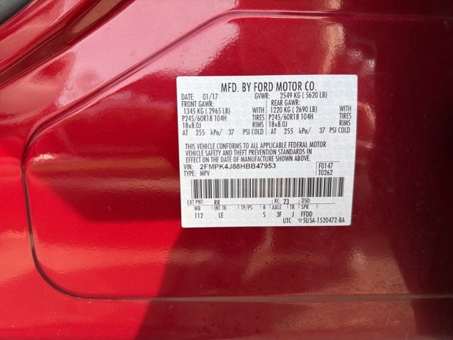 Used 2017 Ford Edge SEL w/ Equipment Group 201A image 39