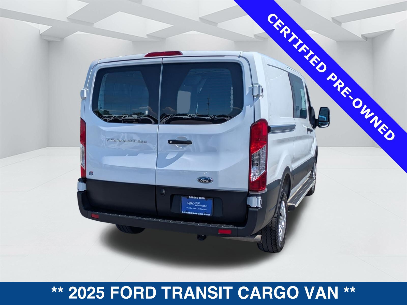 Certified 2025 Ford Transit 250 Low Roof w/ Exterior Upgrade Package RWD image 4