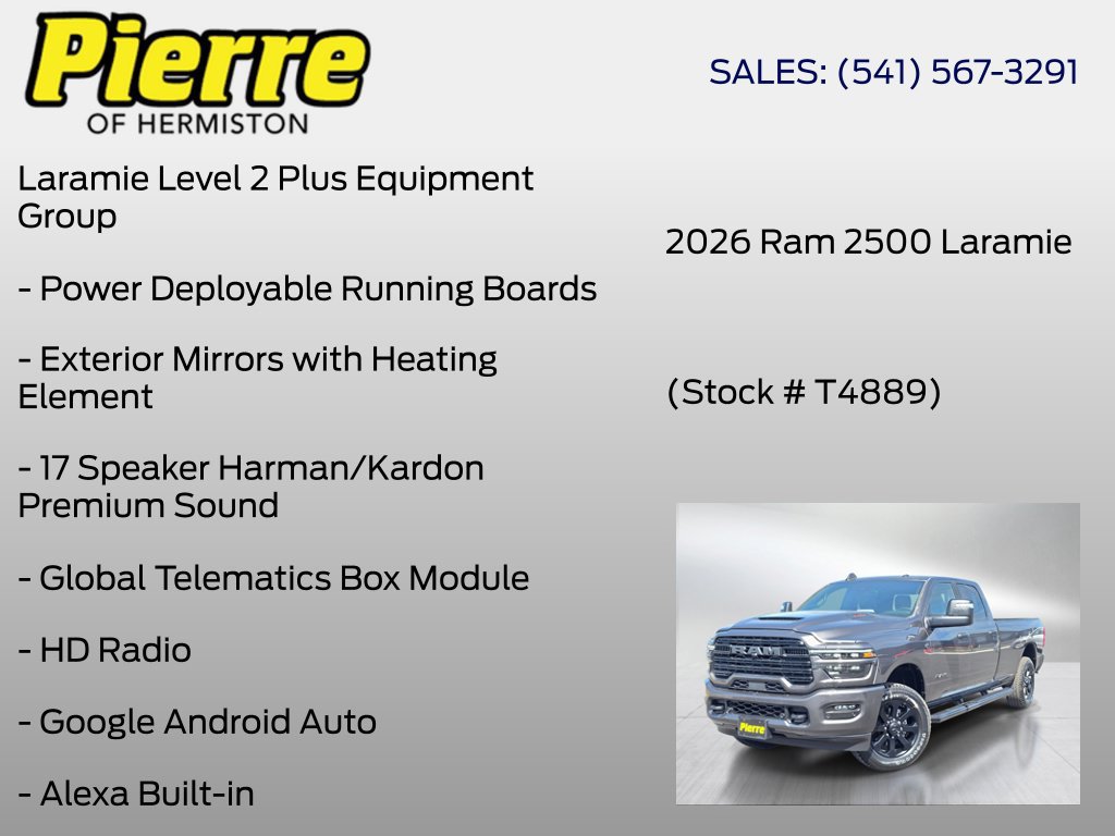 New 2026 RAM 2500 Laramie AWD/4WD image 30