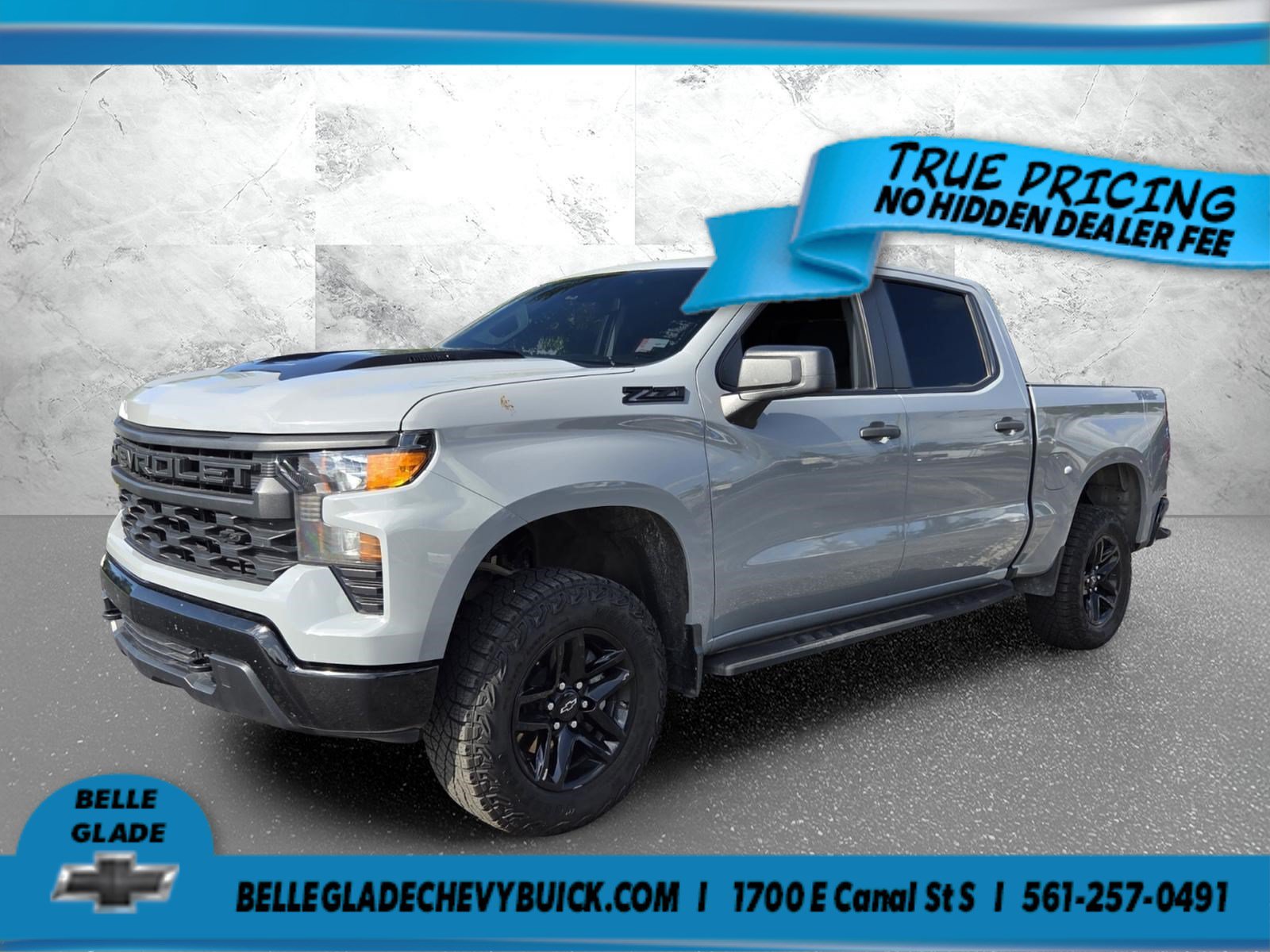 Used 2025 Chevrolet Silverado 1500 Custom Trail Boss w/ Dark Appearance Package
