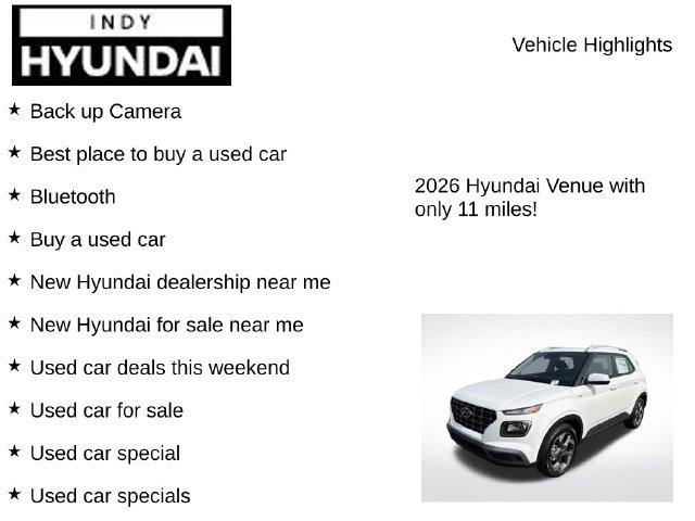 New 2026 Hyundai Venue SEL FWD image 7