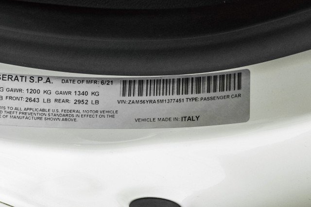 Used 2021 Maserati Quattroporte S Q4 image 71