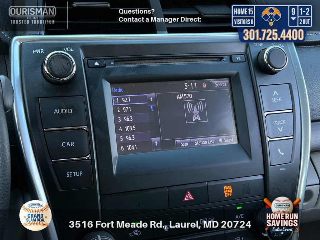 Used 2016 Toyota Camry LE FWD image 11