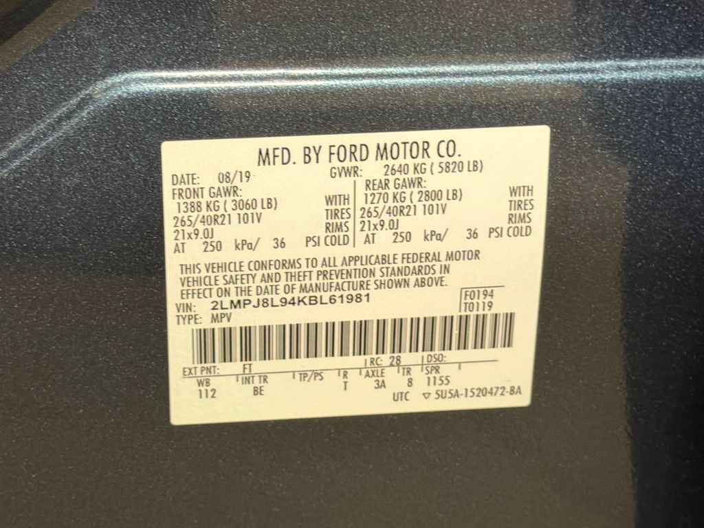 Used 2019 Lincoln Nautilus Reserve AWD/4WD image 31