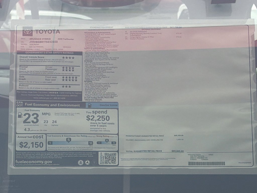 New 2026 Toyota 4Runner Trailhunter image 27