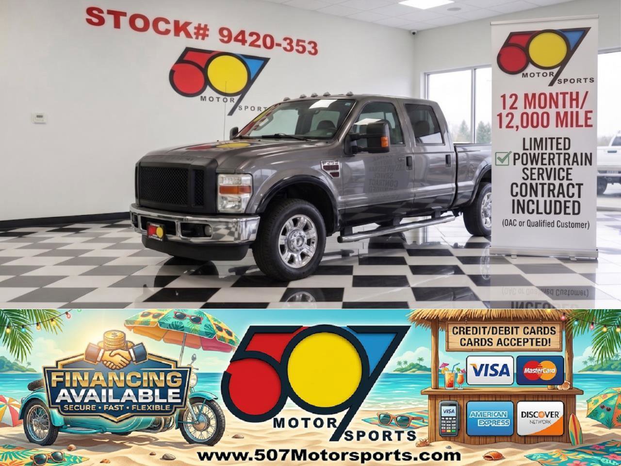 Used 2008 Ford F250 Lariat AWD/4WD video 1