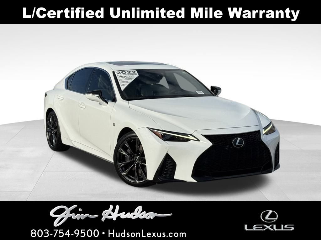 Certified 2022 Lexus IS 350 F Sport