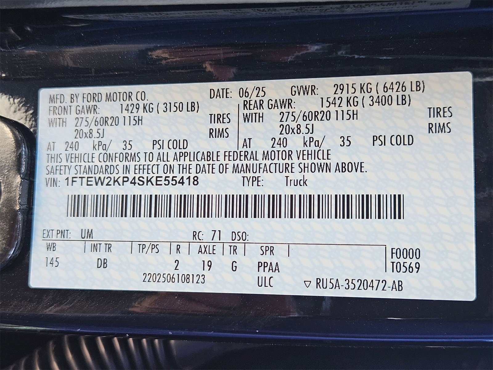 New 2025 Ford F150 STX w/ Equipment Group 200A image 22