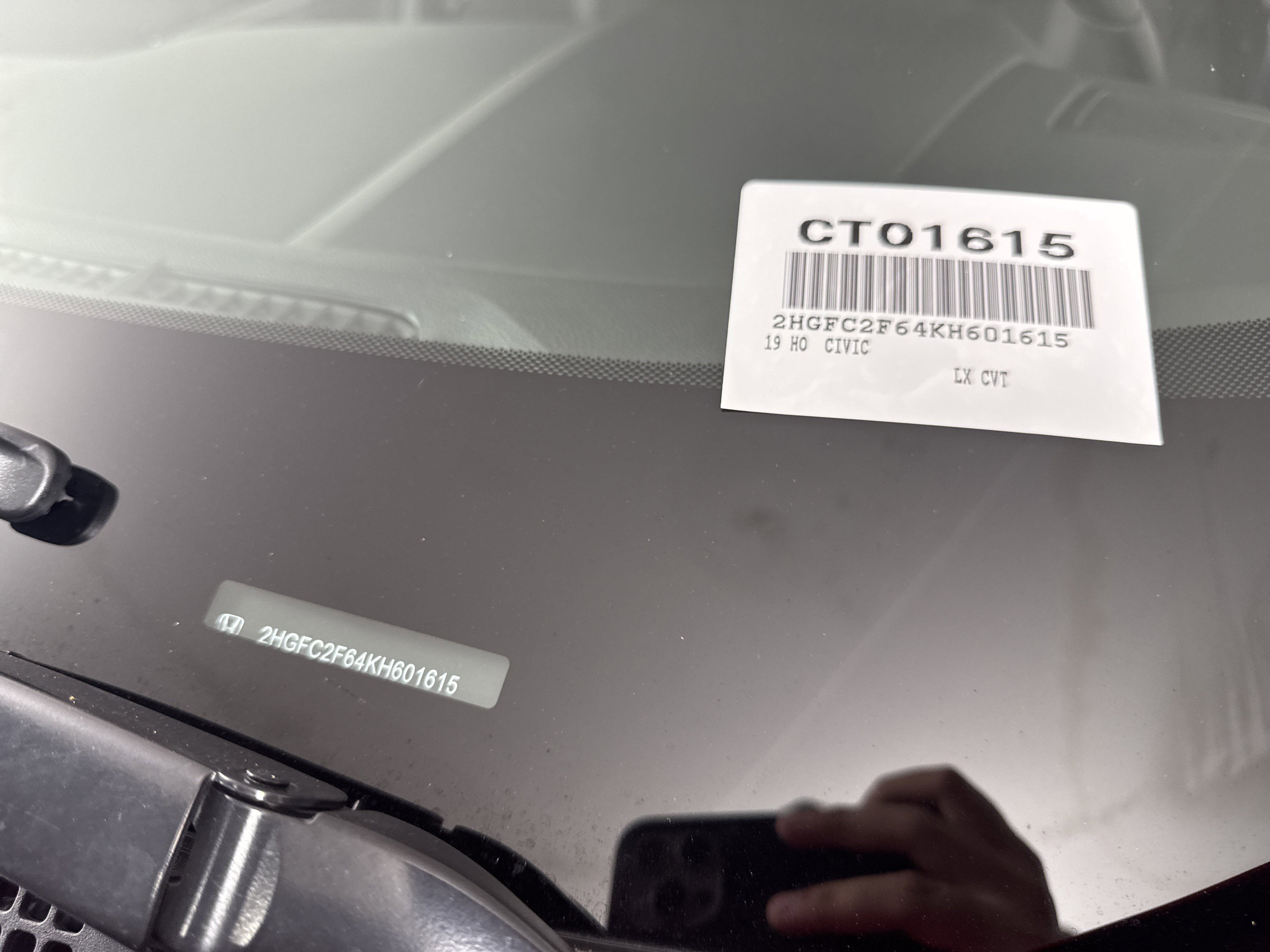 Certified 2019 Honda Civic LX image 12