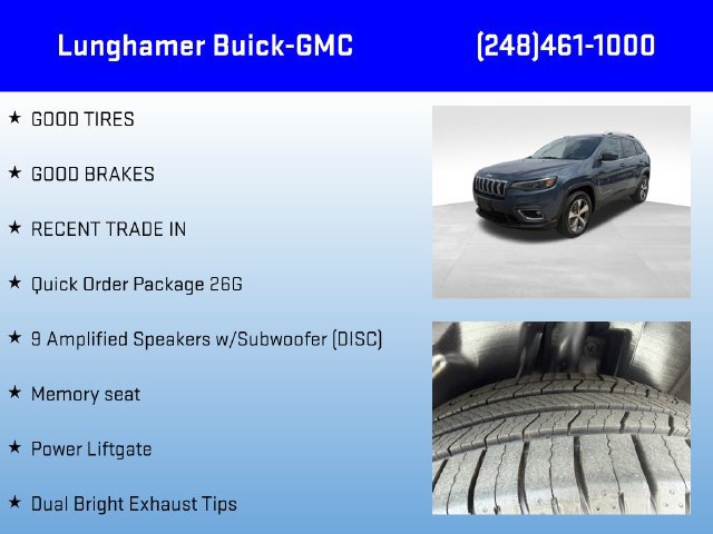 Used 2019 Jeep Cherokee Limited AWD/4WD image 6