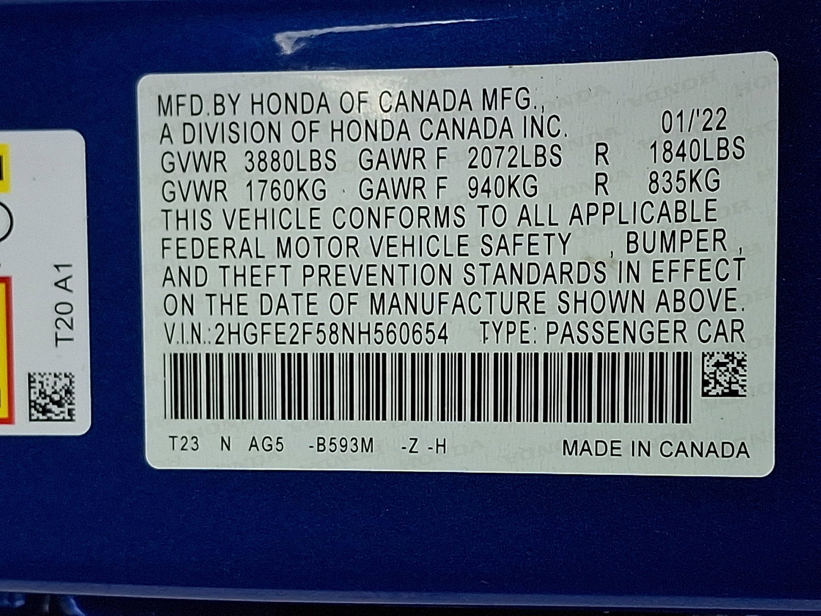 Used 2022 Honda Civic Sport image 27